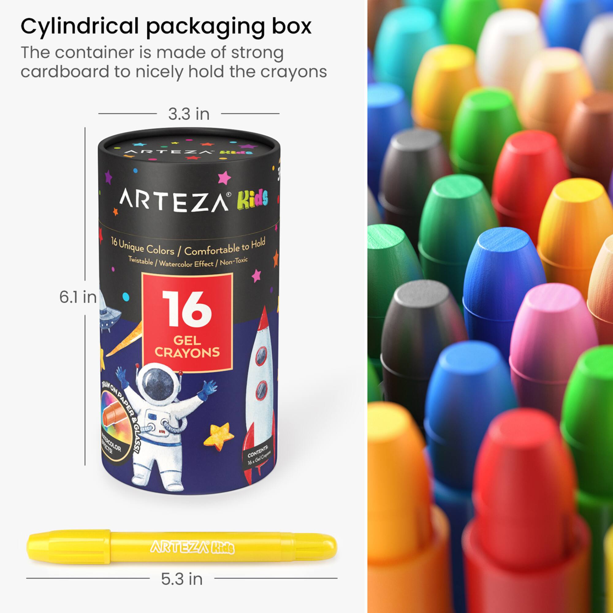 Arteza® Kids Gel Crayons, 16 ct